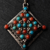 Unique Designs Coral and Turquoise Pendant - Baga Ethnik Living Default Title Pendants