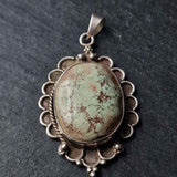 Vintage Authentic Turquoise Pendant Handmade Traditional - Baga Ethnik Living Default Title Pendants