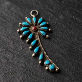 Turquoise Silver Sterling Pendant - Exquisite Craftmanship - Baga Ethnik Living Default Title Pendants