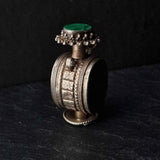 Vintage Malachite Snuff Bottle Pendant - Baga Ethnik Living Default Title Pendants
