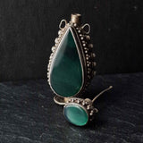 Mid century Snuff Bottle Silver Sterling - Rare piece! - Baga Ethnik Living Default Title Pendants