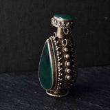 Mid century Snuff Bottle Silver Sterling - Rare piece! - Baga Ethnik Living Default Title Pendants