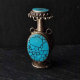 Mid century Turquoise Snuff -Collector Item - Baga Ethnik Living Default Title Pendants