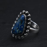 Azurite Vintage Handmade Sterling Silver Ring - Baga Ethnik Living Default Title Rings