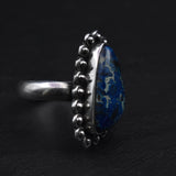 Azurite Vintage Handmade Sterling Silver Ring - Baga Ethnik Living Default Title Rings