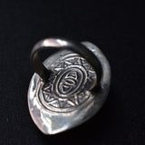 Handmade Garnet Tibetan Sterling Silver 925 Ring - Baga Ethnik Living Default Title Rings