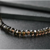 Himalayan Natural Faceted Smoky Quartz Beaded Necklace - Baga Ethnik Living Default Title Necklaces