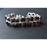 Handmade Unique Garnet Gemstone Silver Sterling 925 Bracelet - Baga Ethnik Living Default Title Bracelets