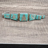 Mantra Tibetan Turquoise Bracelet