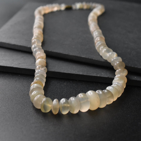 Moonstone Beaded Necklace - Handmade Jewelry For Sale | Baga Ethnik Living