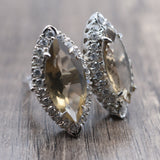 Splendor Smoky Quartz 925 Silver Sterling Ring - Baga Ethnik Living Default Title Rings