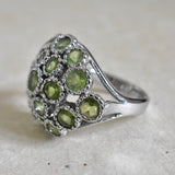 The Delight Peridot Silver Ring - Baga Ethnik Living Default Title Rings