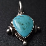 Unique Turquoise Silver Sterling 925 Pendant - Baga Ethnik Living Default Title Pendants