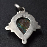 Unique Turquoise Silver Sterling 925 Pendant - Baga Ethnik Living Default Title Pendants