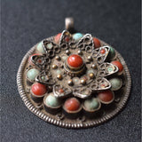 Vintage Mandala Handcrafted Pendant - Baga Ethnik Living Default Title Pendants