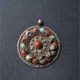 Vintage Mandala Handcrafted Pendant - Baga Ethnik Living Default Title Pendants