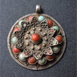 Vintage Mandala Handcrafted Pendant - Baga Ethnik Living Default Title Pendants