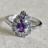 Harmony Amethyst Crystal Ring - Baga Ethnik Living Default Title Rings