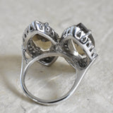 Splendor Smoky Quartz 925 Silver Sterling Ring - Baga Ethnik Living Default Title Rings