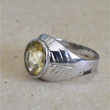 Unique Handcrafted Citrine Sterling Silver 925 Ring - Baga Ethnik Living Default Title Rings