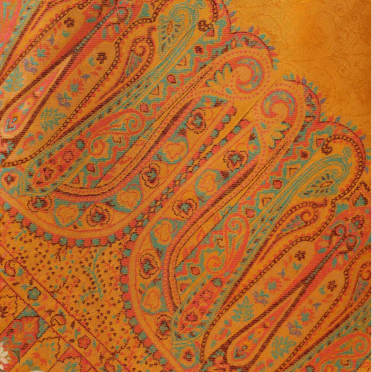 Paisley Palla Kani Women’s Stole – Dandelion Yellow