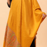 Paisley Palla Kani Women’s Stole – Dandelion Yellow