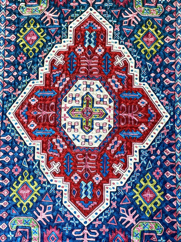 Tapestry Handmade Chain Stitch Rug Embroidered Wall Hanging