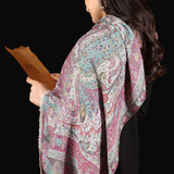 Paisley Fine Wool Pashmina Jamawar Kani Shawl – Fuchsia Pink
