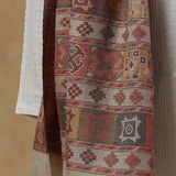 Kashmiri Kullu Natural Beige Pashmina Stole For Men