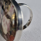 Beautiful Cocktail Ring Tourmaline Copper 925 Sterling Silver Jewellery - Baga Ethnik Living