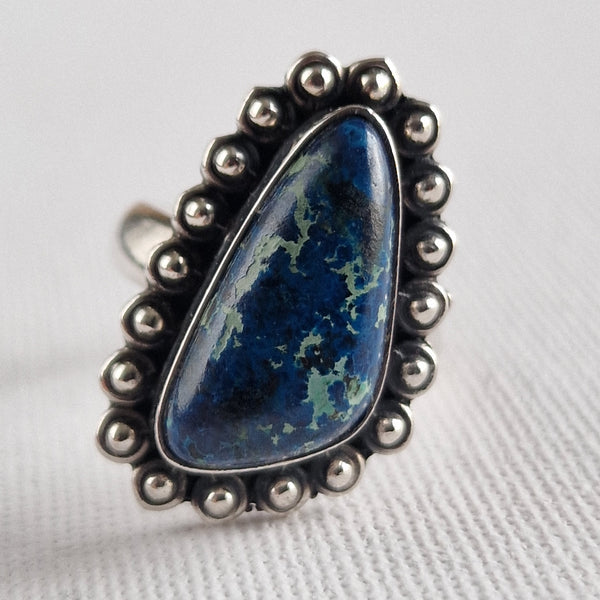 Azurite Vintage Handmade Sterling Silver Ring