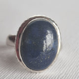 Chic Lapis Lazuli Vintage 925 Silver Sterling Ring - Baga Ethnik Living