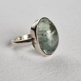 Beautiful Clear Quartz Silver Ring - Baga Ethnik Living Default Title Rings