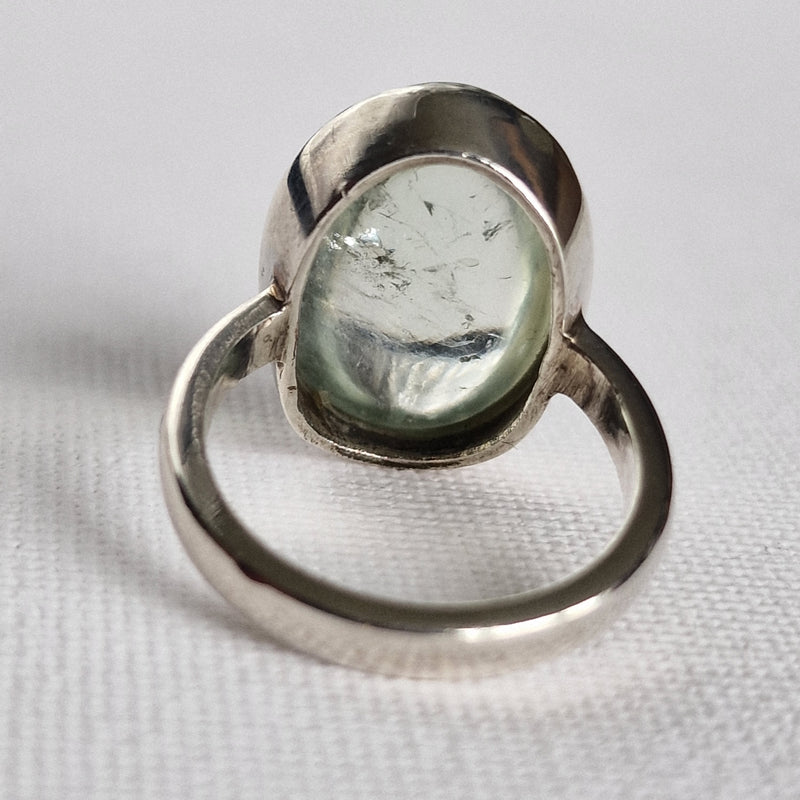 Beautiful Clear Quartz Silver Ring - Baga Ethnik Living Default Title Rings