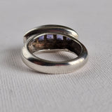 Unique Faceted Amethyst Silver Sterling 925 Ring - Baga Ethnik Living