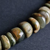 Statement Look Multi Cat's Eye Beaded Boho Silver Necklace - Baga Ethnik Living