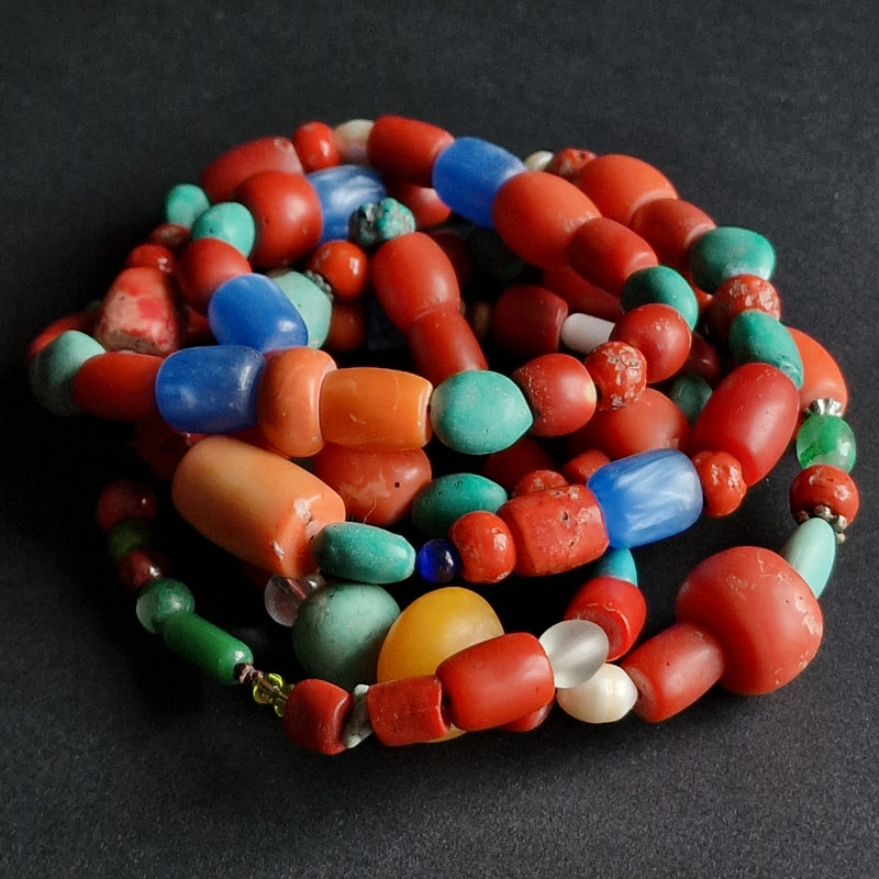 Himalayan Unique Beads Necklace - Baga Ethnik Living