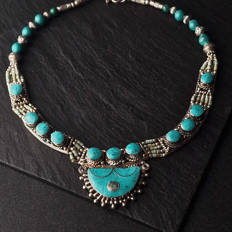 Stunning Ethnic Statement Necklace