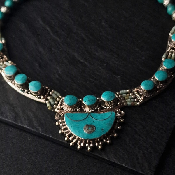 Stunning Ethnic Statement Necklace