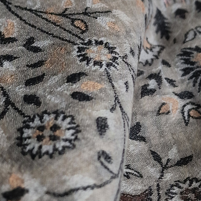 Quality Pashmina Cashmere Soft Kashmir Kani Stole - Petunia - Baga Ethnik Living