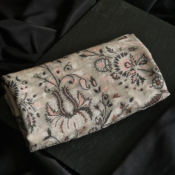 Quality Pashmina Cashmere Soft Kashmir Kani Stole - Petunia - Baga Ethnik Living