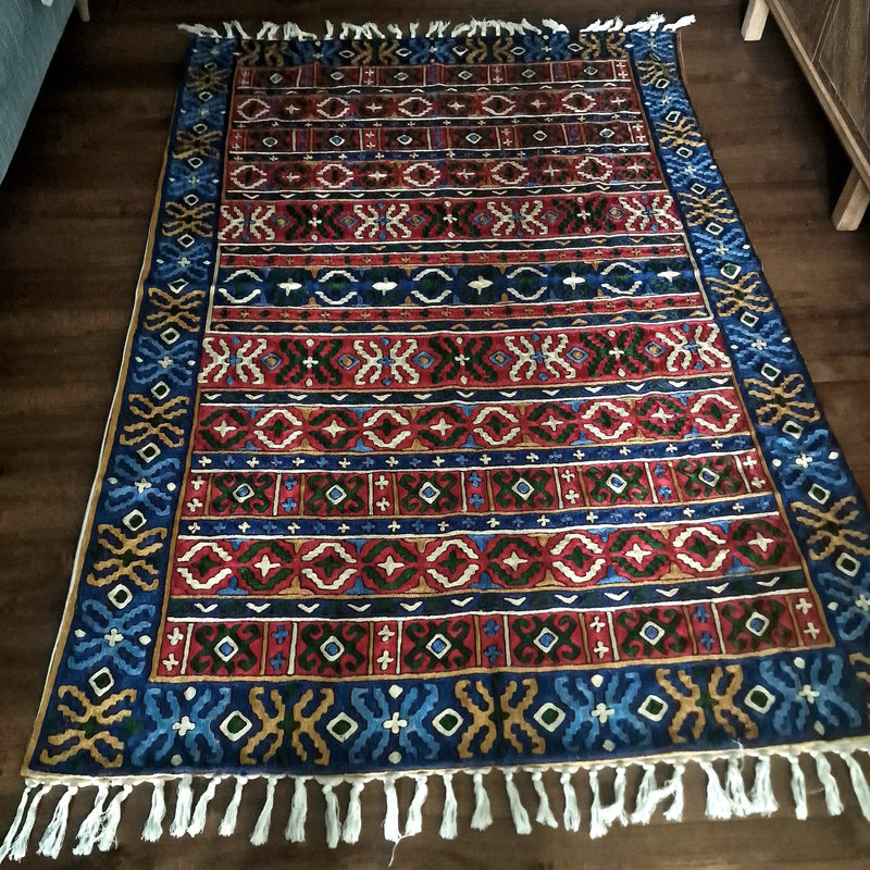 Kashmir Chain-Stitch Handmade Tapestry - Baga Ethnik Living