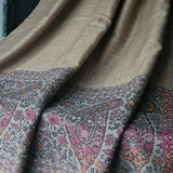 New Arrival - Hand Harvested Hand Spun Jamawar Weave Natural Cashmere