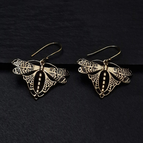 Dragonfly Hook Lightweight Handmade Earrings