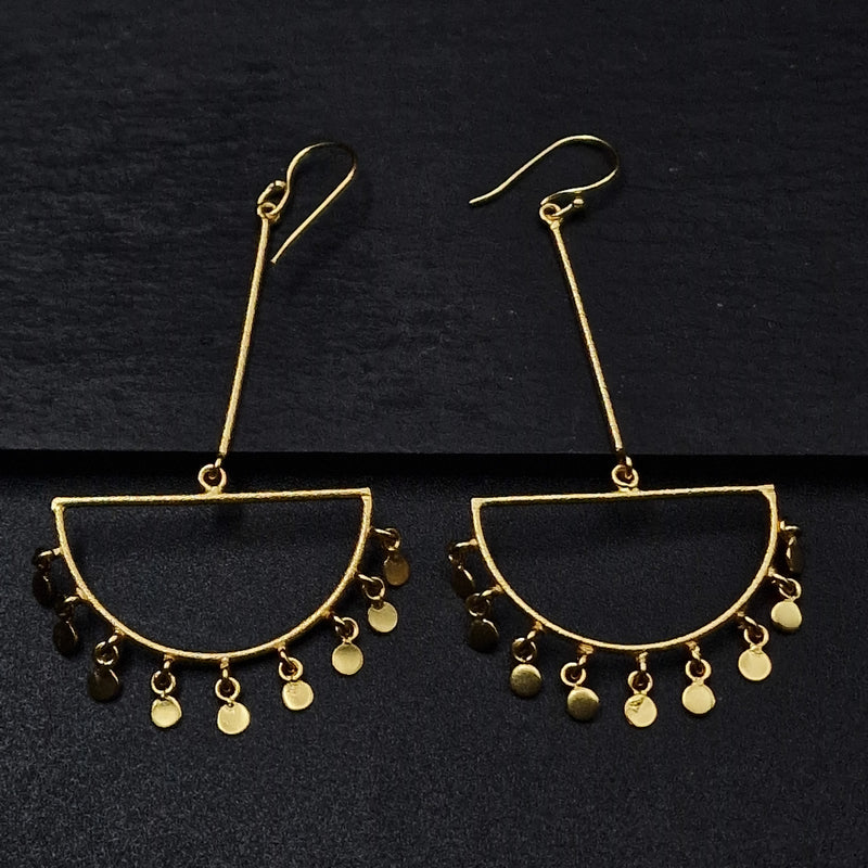 Beautiful Brass One-Of-A-Kind Hook Earrings
