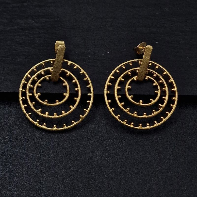 Ethnic Brass Handmade Earrings