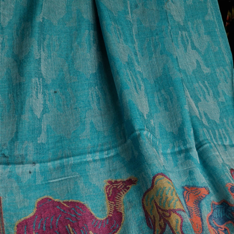 Kashmir Traditional Pashmina Winter Special Animal weave