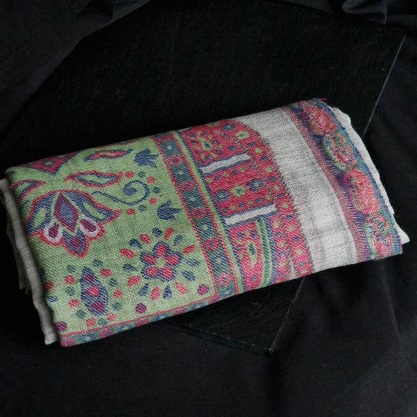 Traditional Kashmir Pashmina – Lightweight & Luxuriously Soft – Ivor White