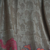 Fine Wool Blend Kani Kashmir Pashmina Stole – Sahara Color, Handwoven