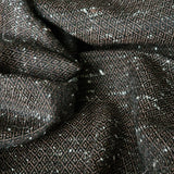 Pure 100% Himalayan Yak Wool Brown Diamond Weave Stole